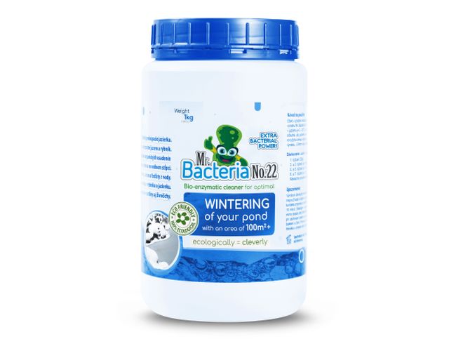 Bio-enzymatic cleaner for optimal WINTERING of your pond with an area of 100m2+ 1000g