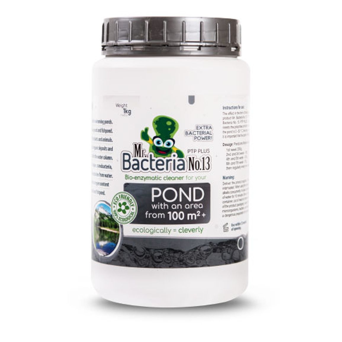 Bio-enzymatic cleaner additives for Ponds with an area of 100m2 or more - 1000g