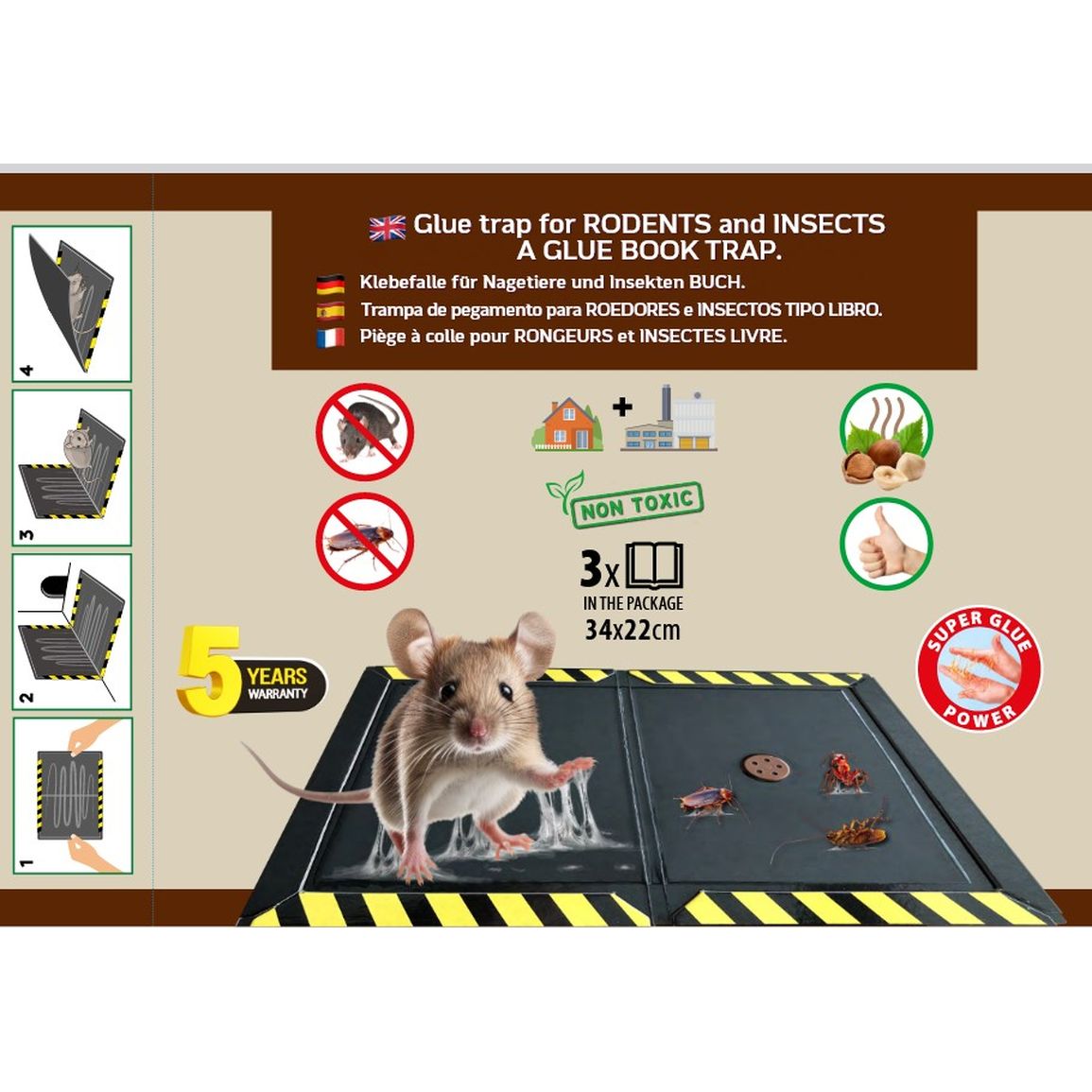GLUE BOARD AGTP L 34 x 22cm